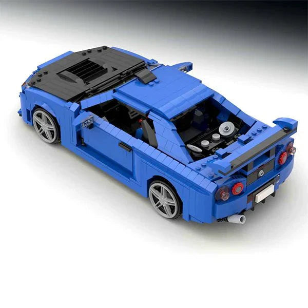 Sembo SY0001 - JDM Twin-Turbo Street Beast R34 - vue 18 | Power Blockz