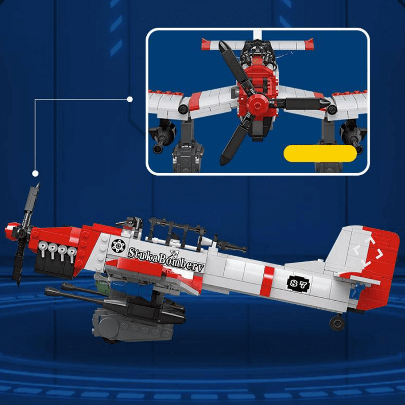 Jiestar 61045 - Stuke Bomber - vue 7 | Power Blockz