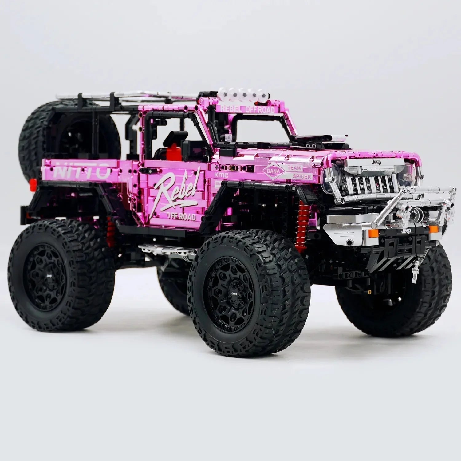 Hybrid Off-Road SUV – Trail Edition | 2545pcs - Black - Hybrid Off-Road SUV – Trail Edition - vue 9 | Power Blockz