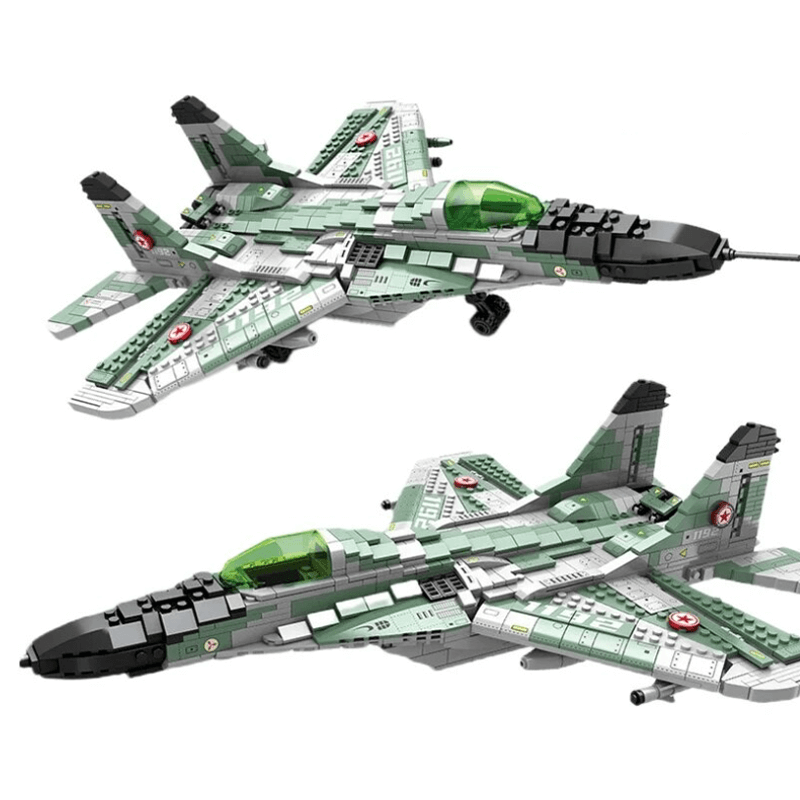 Reobrix 33024 - MiG Gurevich MIG-29 Fighter - vue 2 | Power Blockz