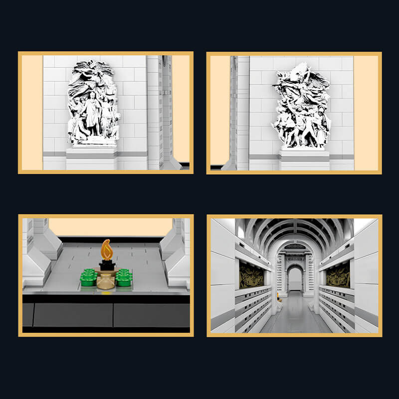 Reobrix 66024 - Arc de Triomphe - vue 9 | Power Blockz
