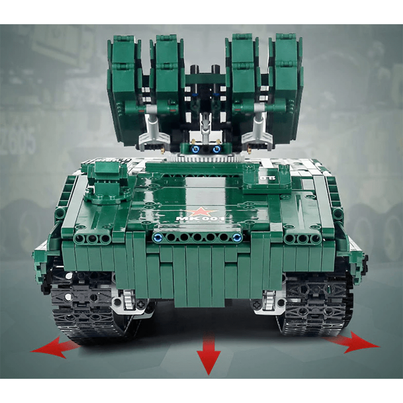 Mould King 20001 - Remote Controlled Missile Shooter - vue 5 | Power Blockz