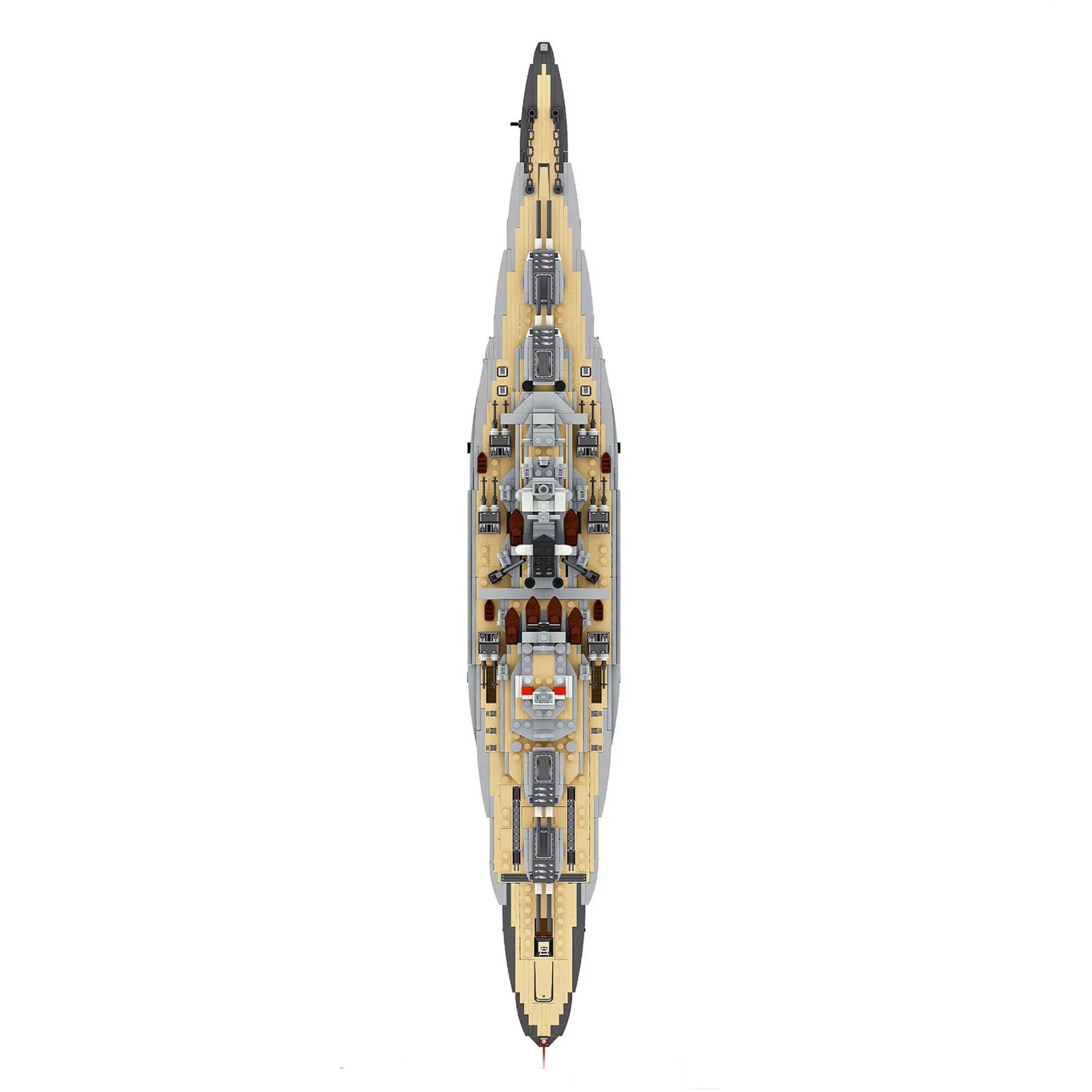 Forange FC4207 - Royal Navy Queen Elizabeth Battleship - vue 10 | Power Blockz