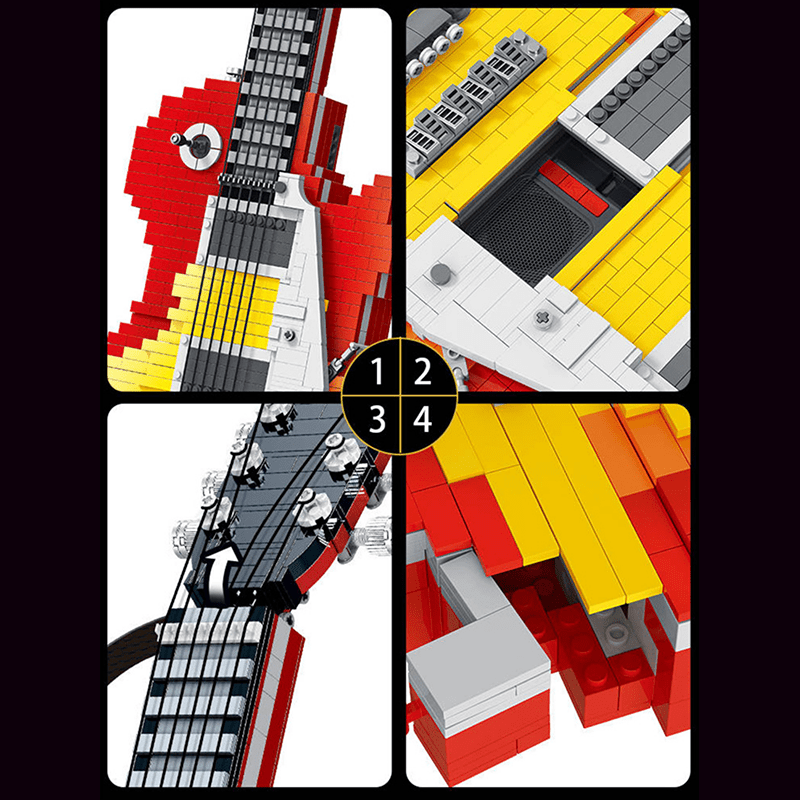 Mork 031010 - 1:1 Scale Electric Guitar - vue 4 | Power Blockz