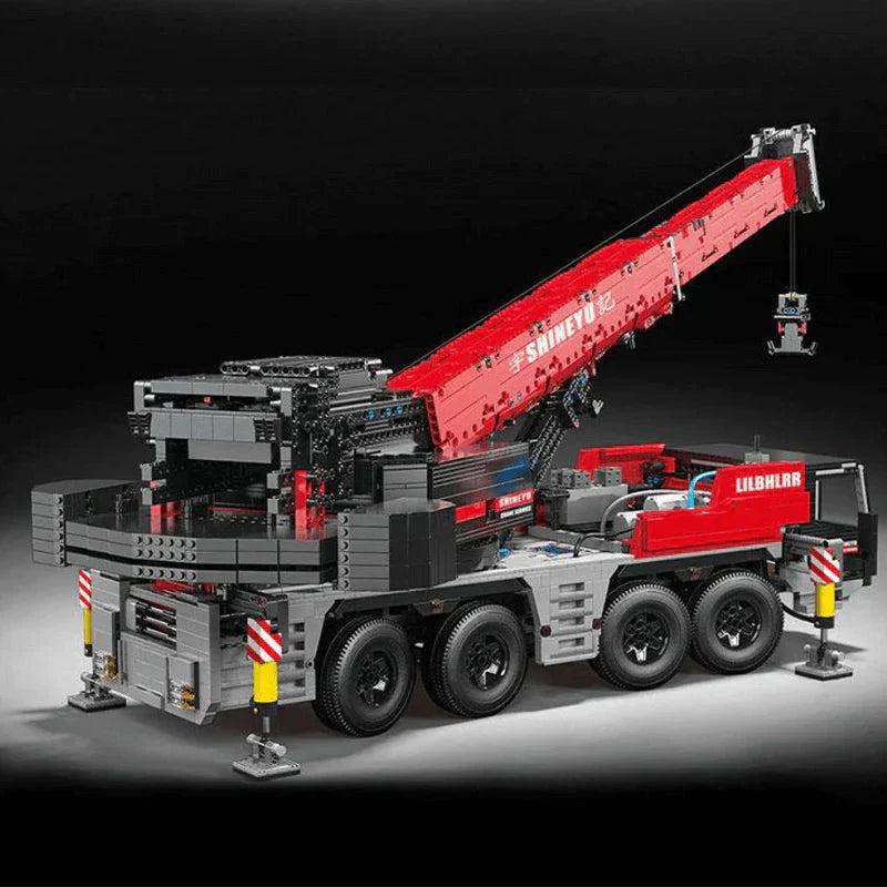 Mould King 17003 - RC Mobile Crane - vue 8 | Power Blockz