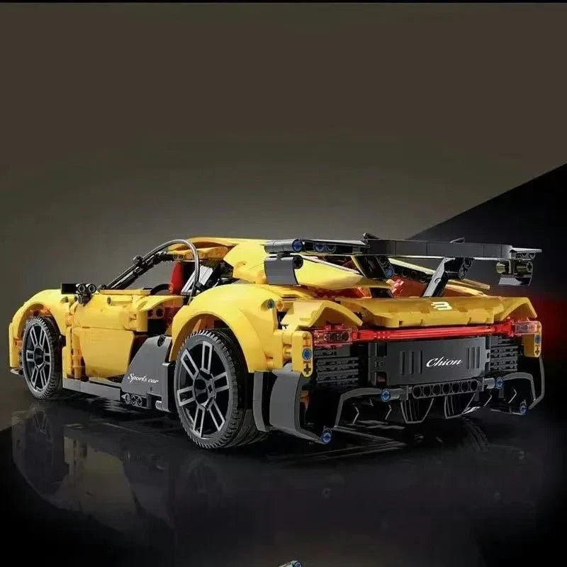 TGL T5027 - Yellow - Yellow Quad-Turbo W16 Hyper GT - vue 5 | Power Blockz