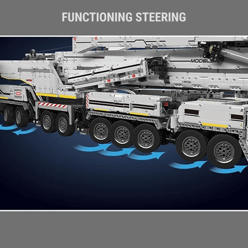 Mould King 17007 - Heavy Duty RC Crane V2 - vue 8 | Power Blockz