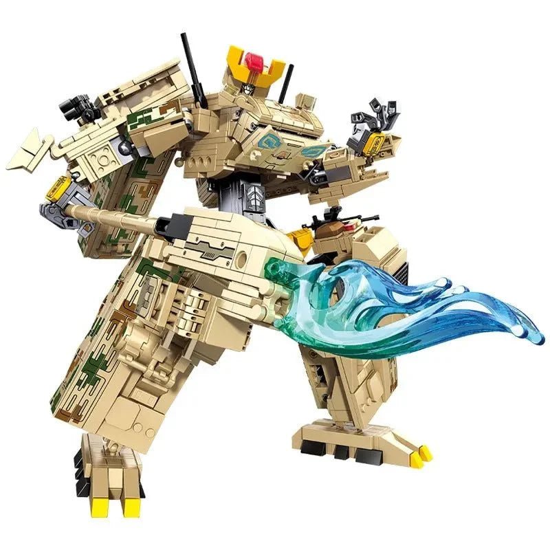 Mecha Transformers Robot Battle Tank Deformation Bricks Toy | 1306pcs - Mecha Transformers Robot Battle Tank Deformation Bricks Toy - vue 3 | Power Blockz