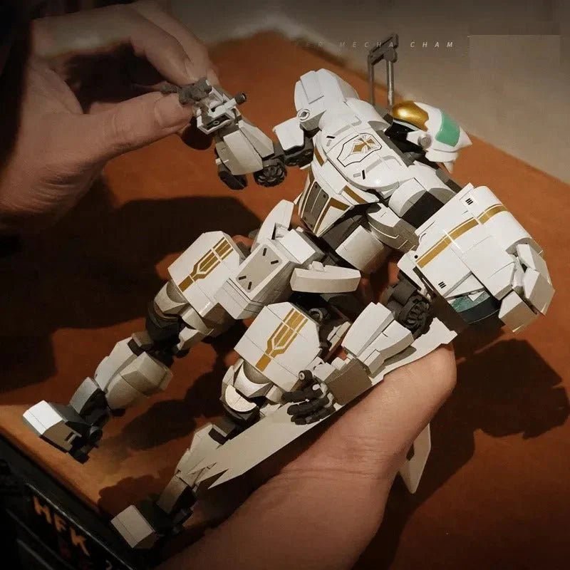 Transformed Super Mecha Arthur Robot Warrior Bricks Toy | 660pcs - Transformed Super Mecha Arthur Robot Warrior Bricks Toy - vue 3 | Power Blockz
