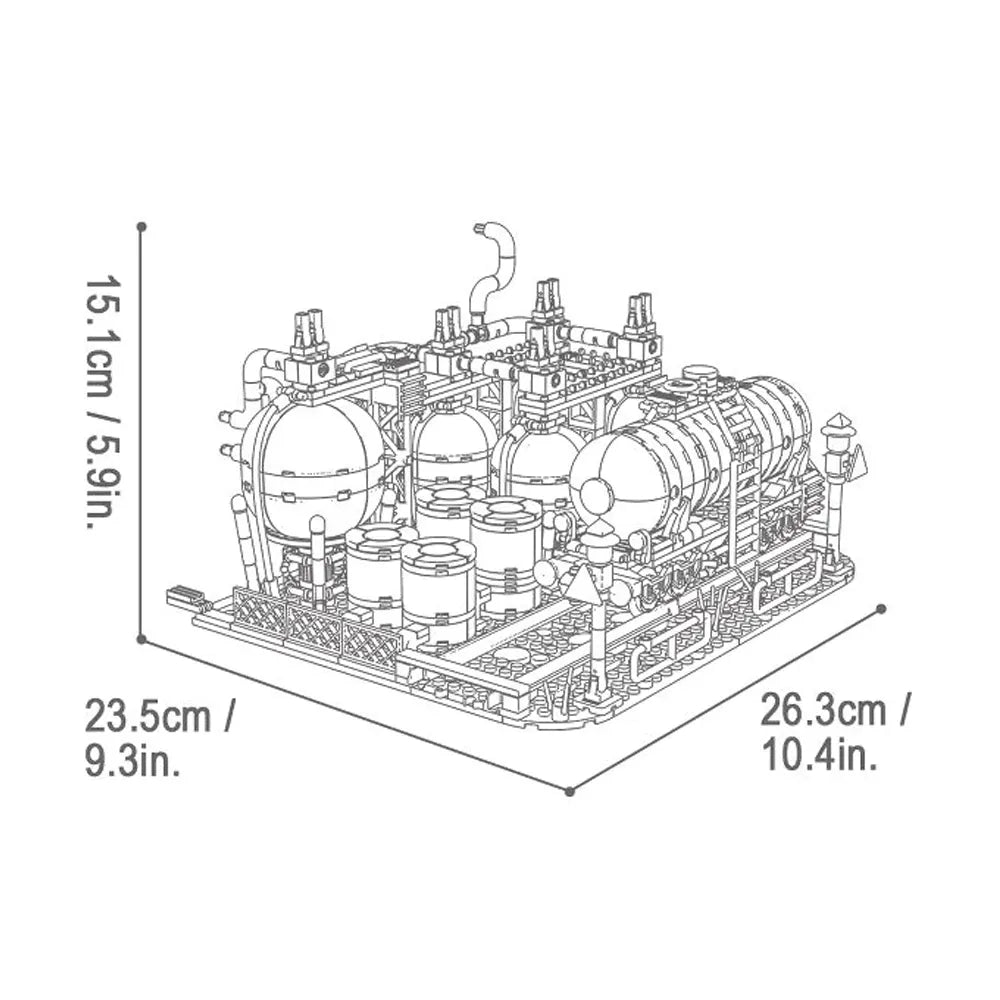 Jiestar JJ9221 - Offshore Oil Platform - vue 3 | Power Blockz