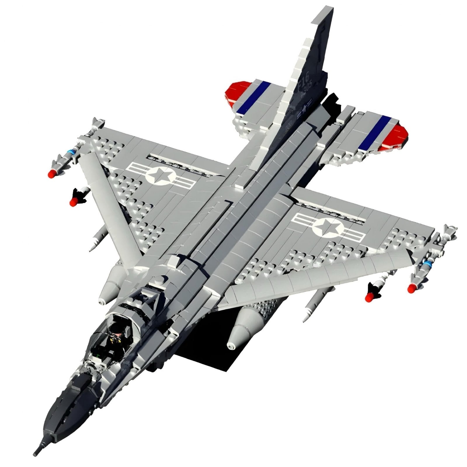 Reobrix 33027 - F16 Fighter Jet | Power Blockz