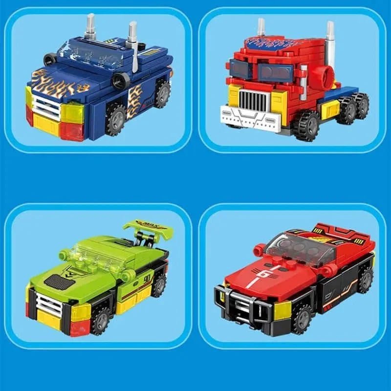 Transforming Super Commander Car Robot Bricks Kids Toys | 766pcs - Transforming Super Commander Car Robot Bricks Kids Toys - vue 5 | Power Blockz