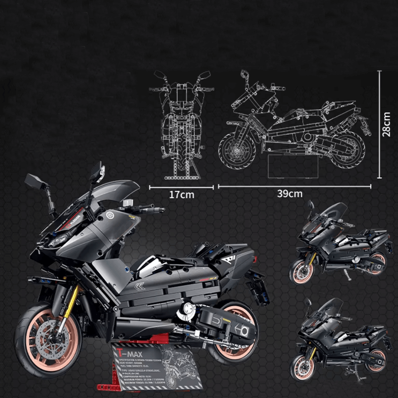 Forange FC9307 - Sport Maxi Scooter 560 - vue 4 | Power Blockz