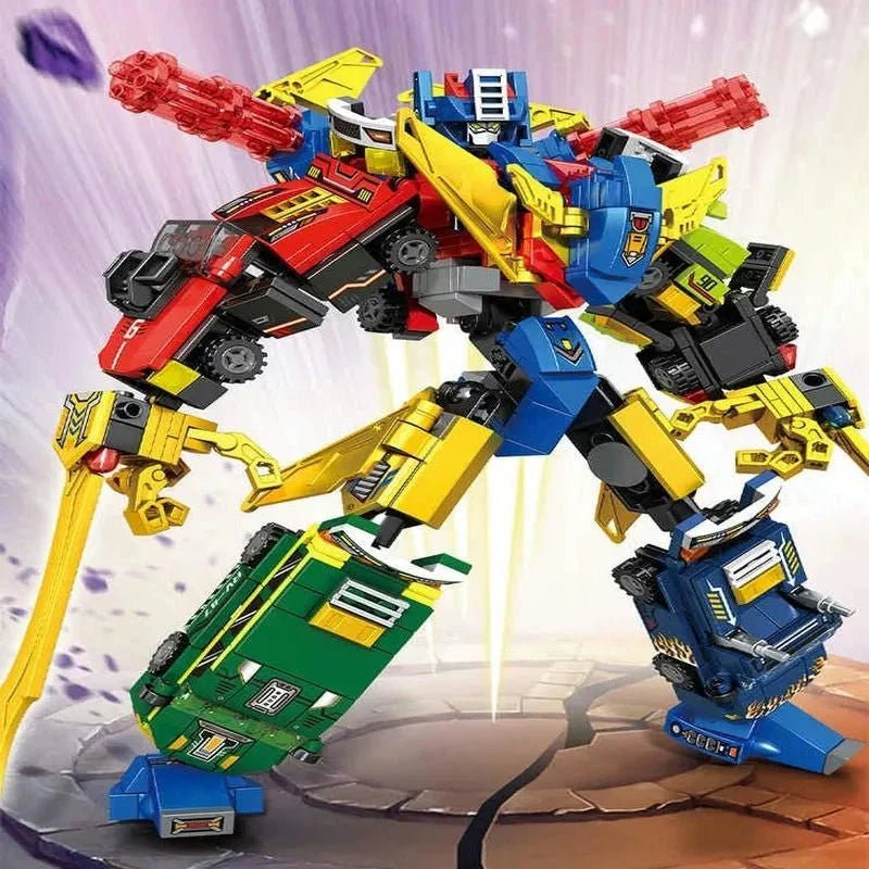 Transforming Super Commander Car Robot Bricks Kids Toys | 766pcs - Transforming Super Commander Car Robot Bricks Kids Toys - vue 4 | Power Blockz