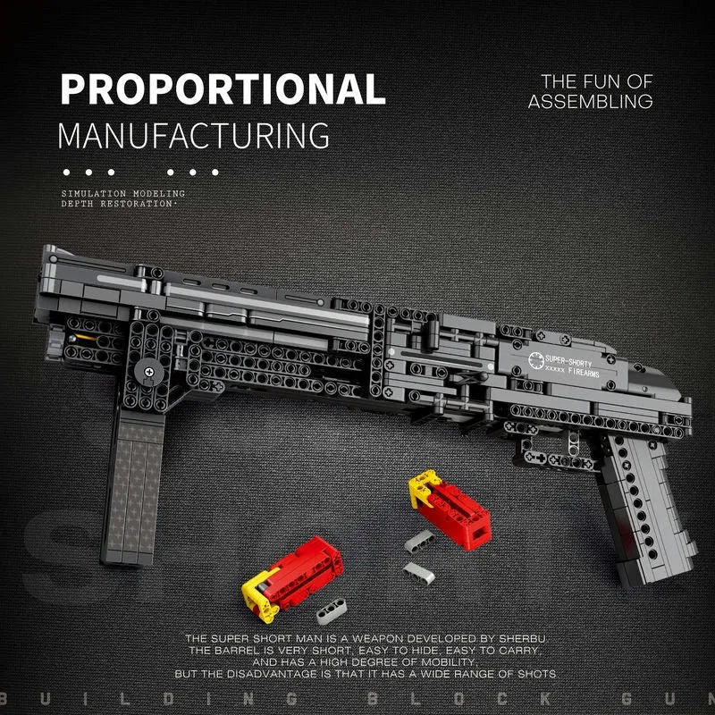 Reobrix 77002 - Military Super Shorty - vue 3 | Power Blockz