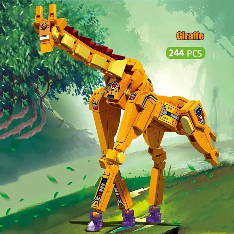 Wilderness Guardian Transforming Mecha Bricks Kids Toy | 927pcs - Wilderness Guardian Transforming Mecha Bricks Kids Toy - vue 6 | Power Blockz
