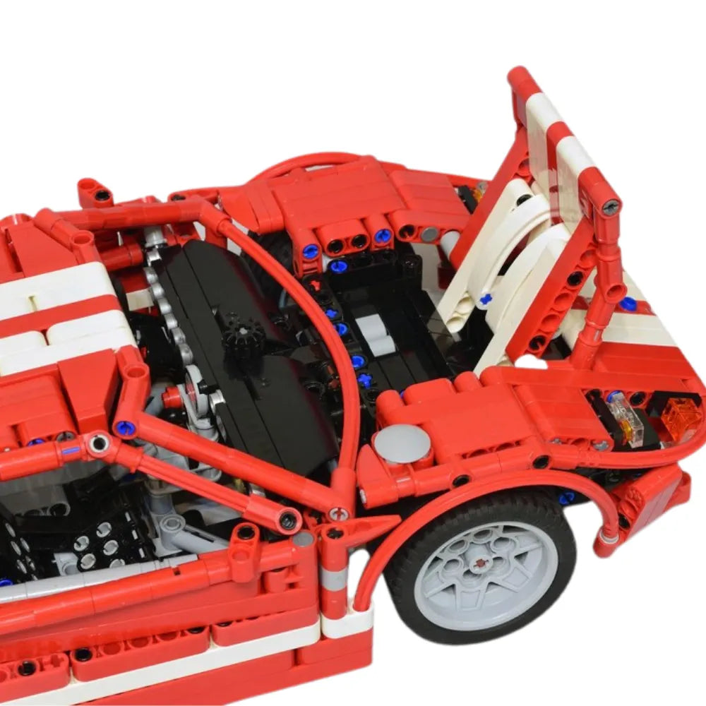 MOC-113244 - GT40 Iconic American Supercar - vue 6 | Power Blockz