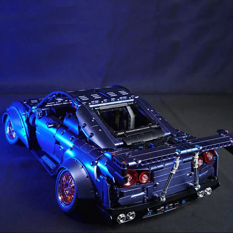 KBOX 10221 - Static Version - Stanced R35 GTR Godzilla Twin-Turbo - vue 3 | Power Blockz