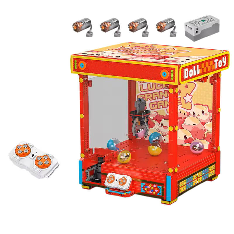 Mould King 10189 - Light-Up Claw Arcade Machine - vue 6 | Power Blockz