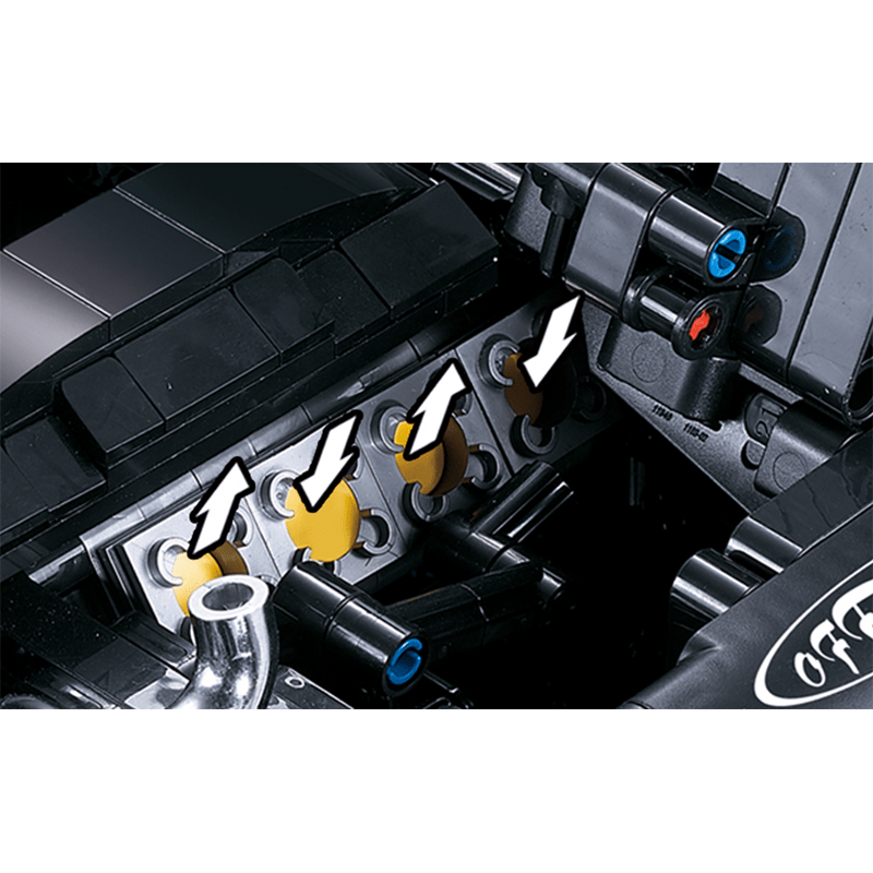Mould King 13108 - Static Version - Drift V8 Fastback - vue 8 | Power Blockz