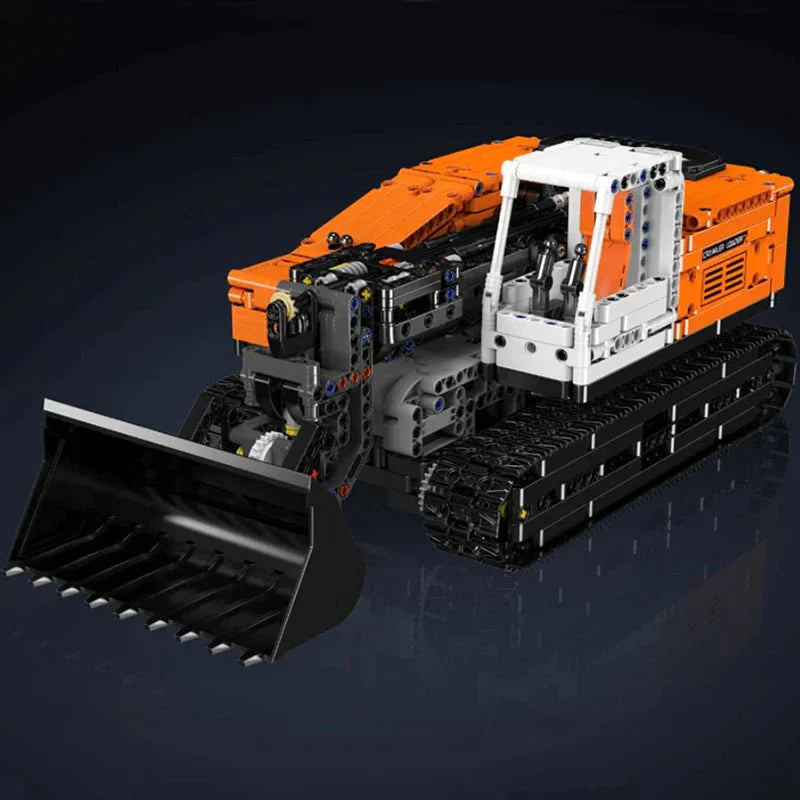 Mould King 17054 - RC Heavy-Duty Wheel Loader - vue 4 | Power Blockz