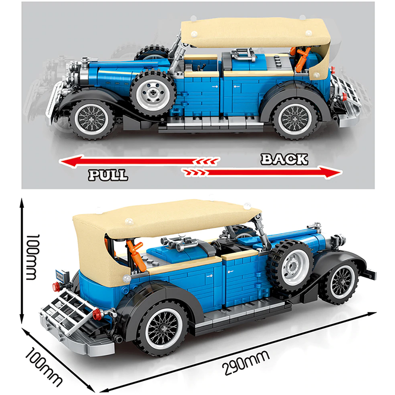 SY8400 - Vintage 1932 Classic Roadster - vue 3 | Power Blockz