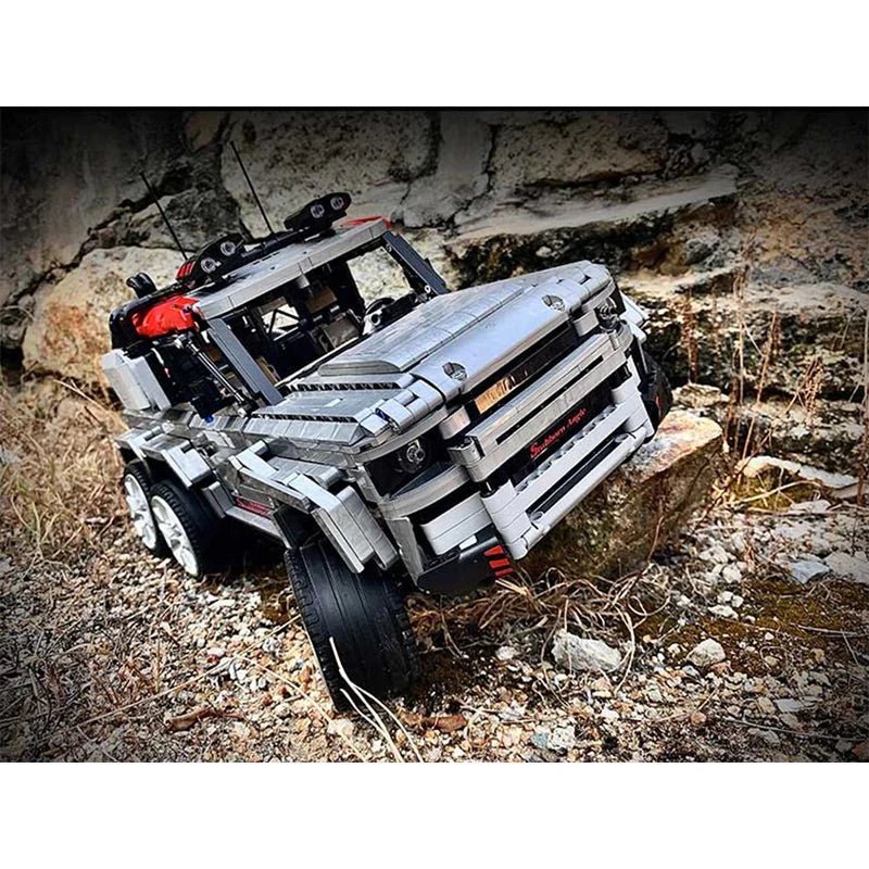 Qizhile 2301 - 6x6 Expedition Defender Off-Roader - vue 5 | Power Blockz