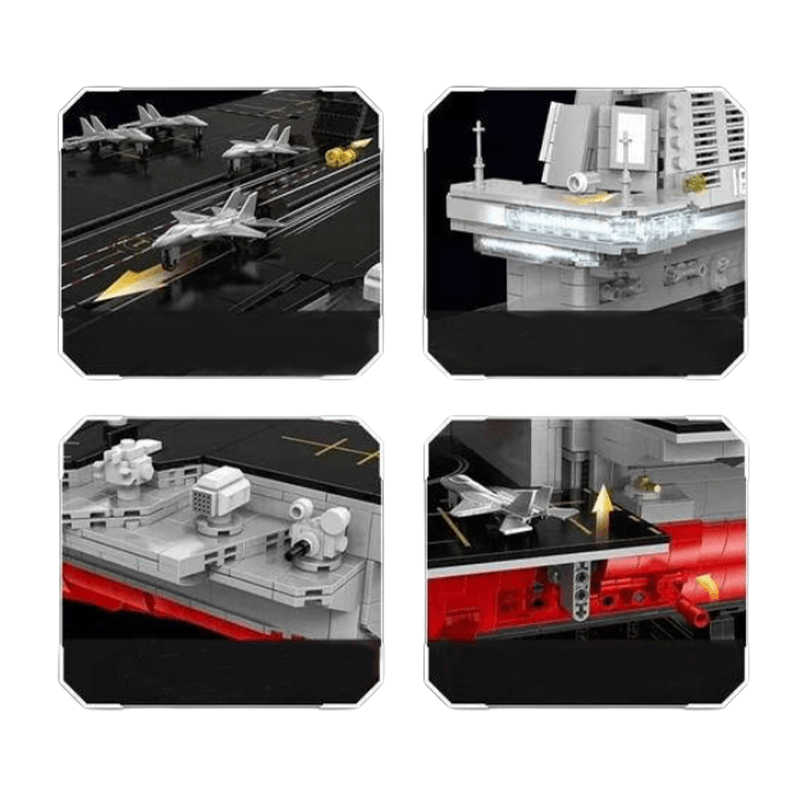 M38-B0388 - Aircraft Carrier Scale 1:250 - vue 5 | Power Blockz