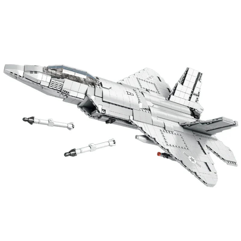 Reobrix 33020 - F-22 Raptor - vue 3 | Power Blockz