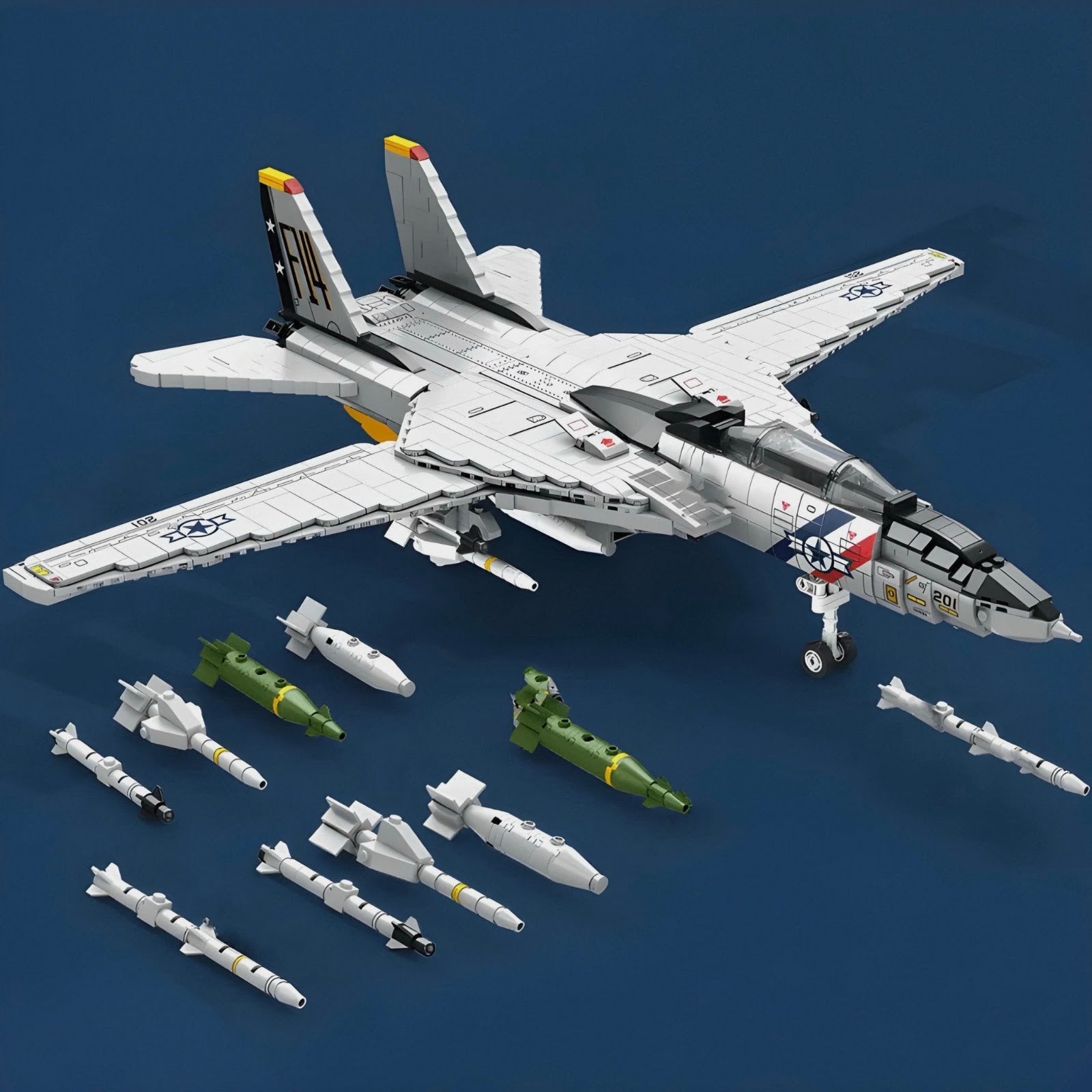 Reobrix 33032 - F14 Tomcat - vue 3 | Power Blockz