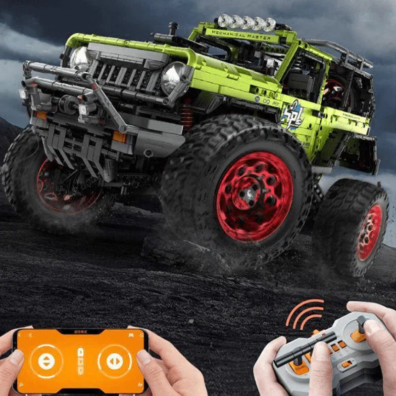 IM.Master 9829 - Green Off-Road Trail 4x4 - vue 3 | Power Blockz