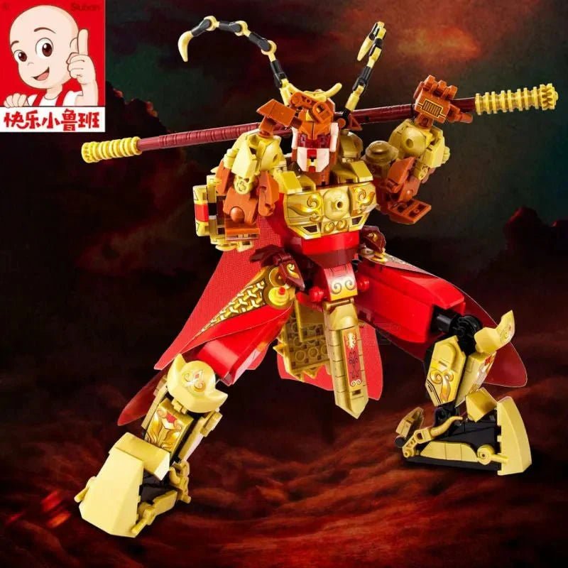 Transformers Monkey King Warrior Mecha | 615pcs - Transformers Monkey King Warrior Mecha - vue 2 | Power Blockz