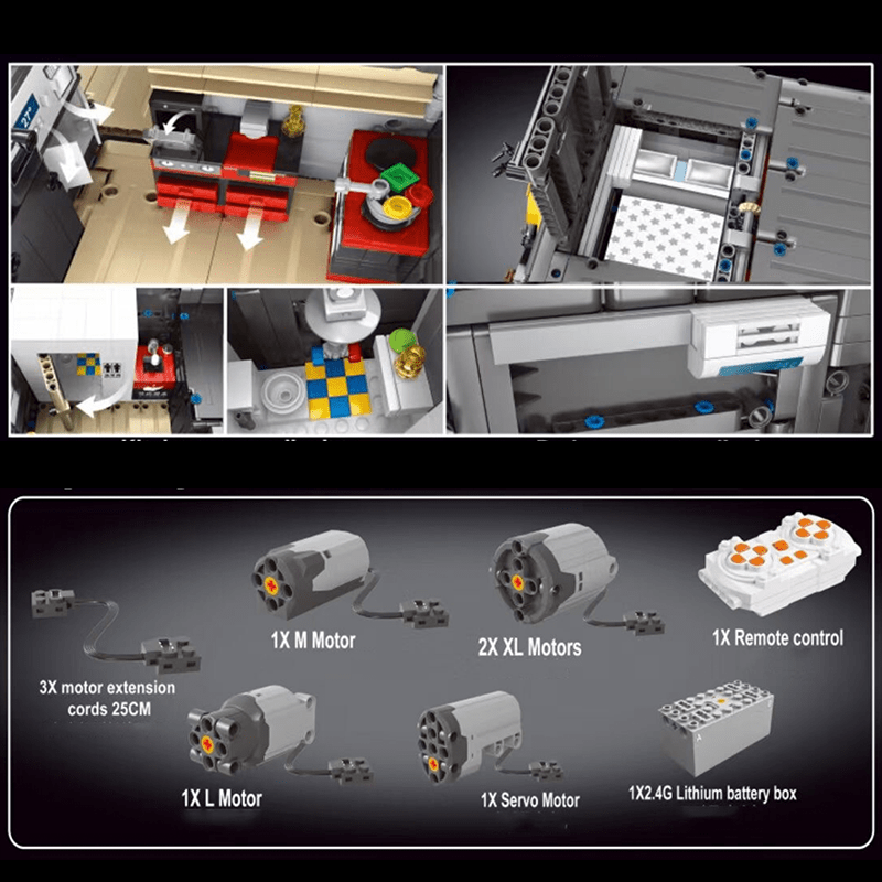 TGL T4009 - Static Version - All-Terrain RV Camper SUV - vue 17 | Power Blockz