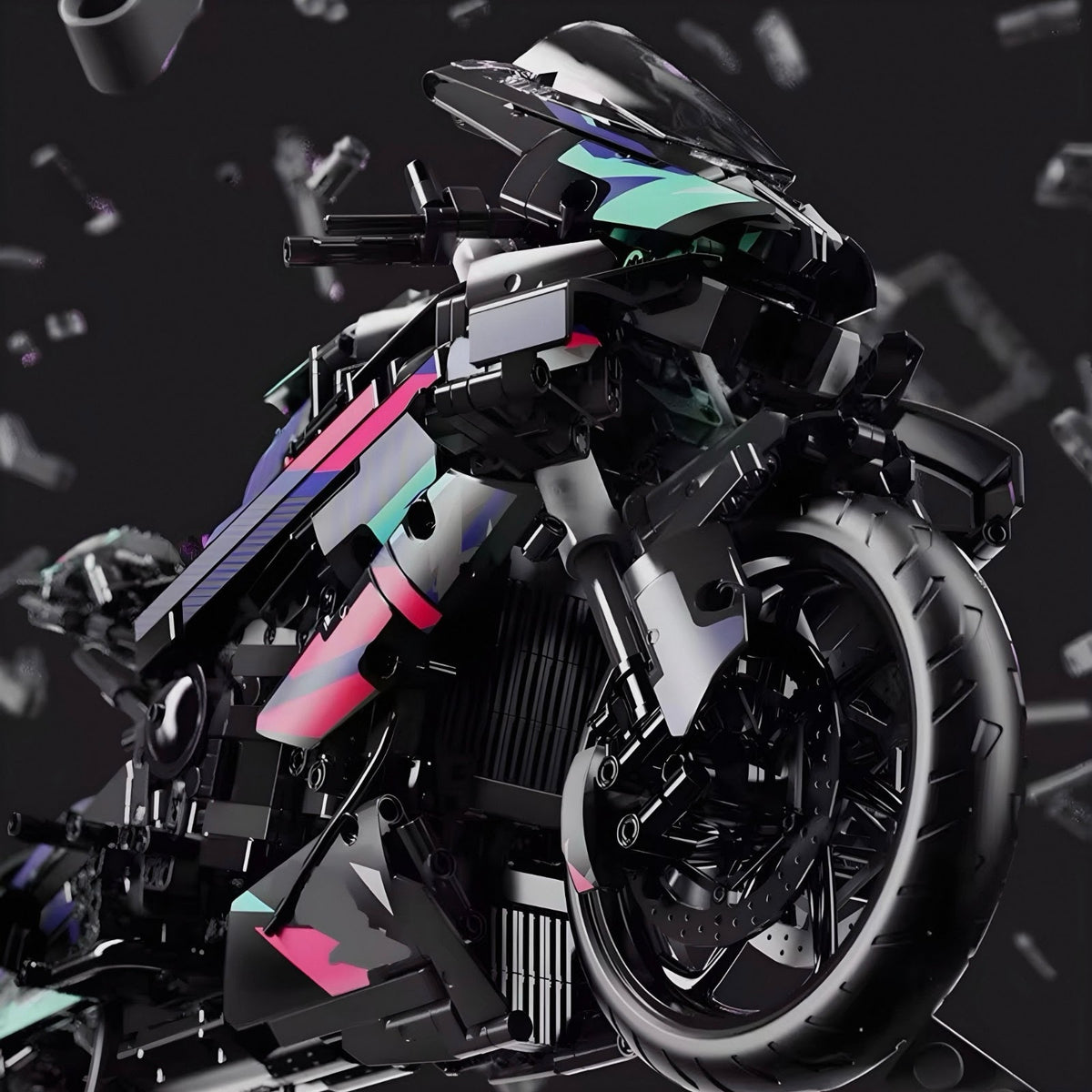 Power Blockz 88015H - BMW S1000RR Cyberpunk - vue 3 | Power Blockz
