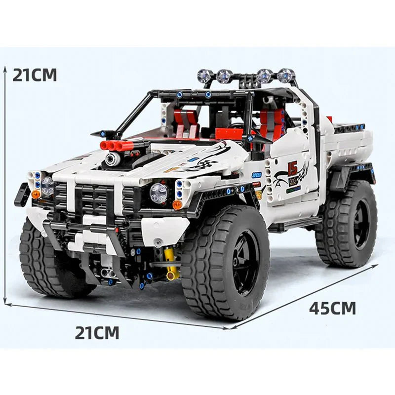 Mould King 18005 - 4x4 Custom Off-Roader - vue 8 | Power Blockz