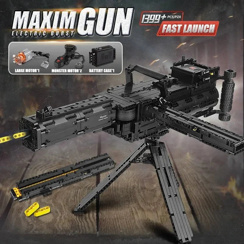 Mould King 14009 - Motorized Maxim Burst - vue 9 | Power Blockz