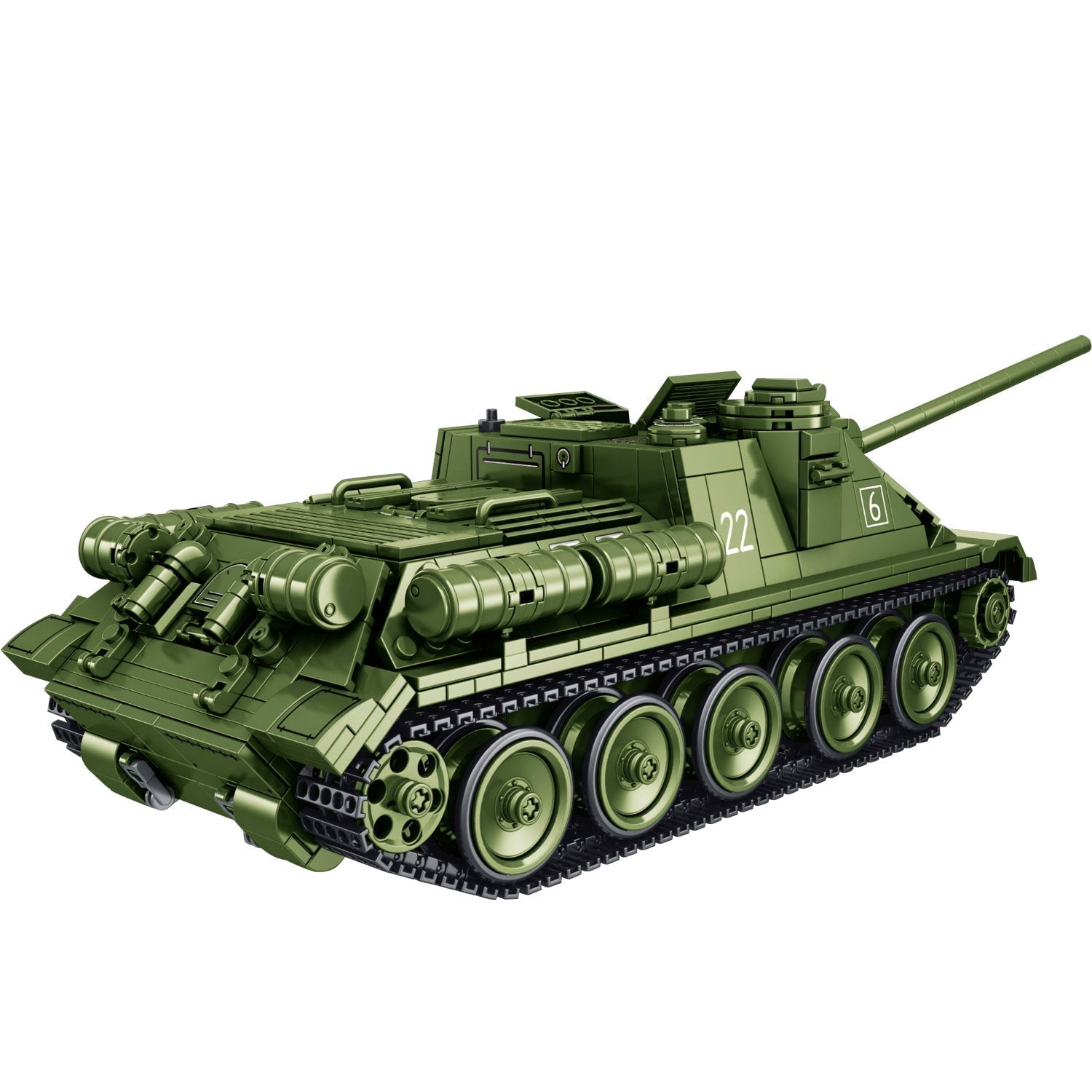Spebrick 632022 - SU-100 tank | Power Blockz
