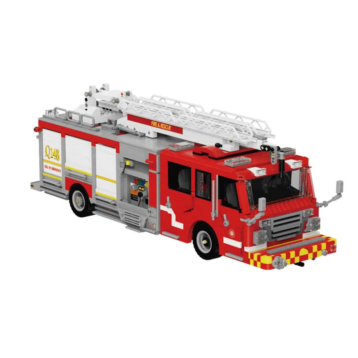 Xbert 66148 - US Firetruck Elevated Water Towers | Power Blockz