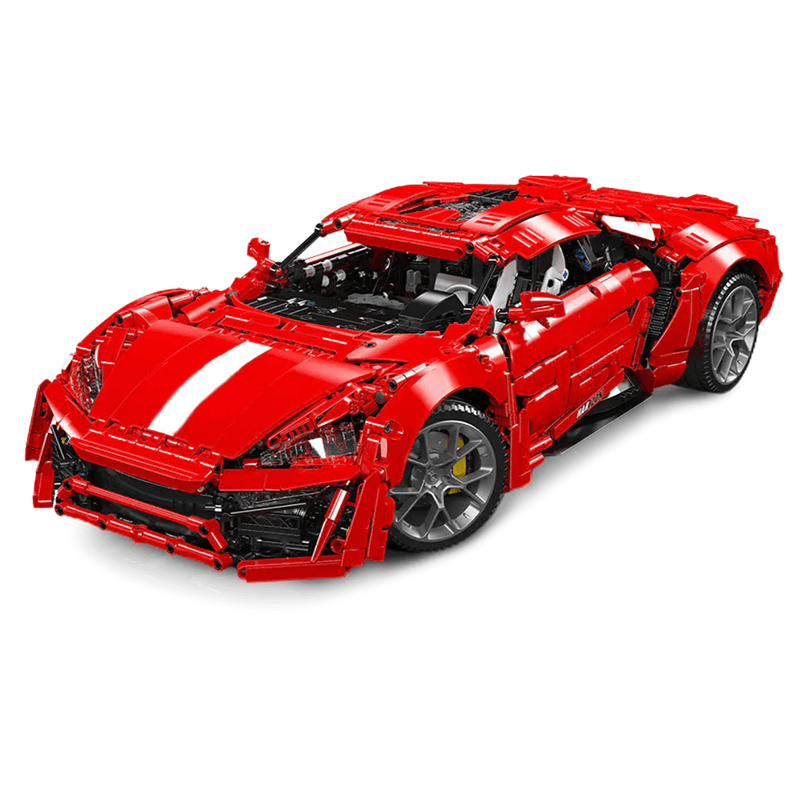 Mould King 13190 Static - Exclusive Lebanese Hypercar - vue 2 | Power Blockz