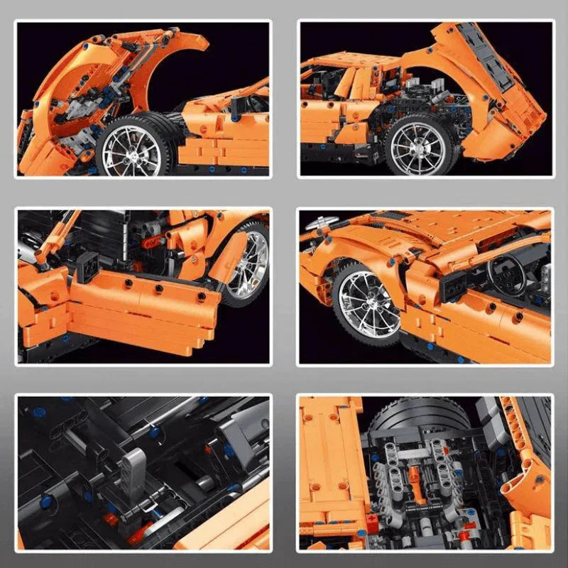 Lisong 66002 - 1960s Miura V12 Supercar - vue 4 | Power Blockz