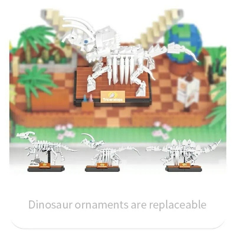 Zhegao 613000 - Natural History Dino Museum - vue 9 | Power Blockz