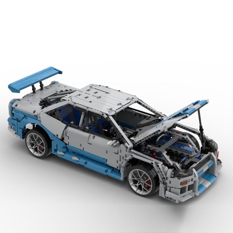 Power Blockz R34 GTR JDM - Stickers included - JDM R34 Coupé 'Godzilla' - vue 10 | Power Blockz