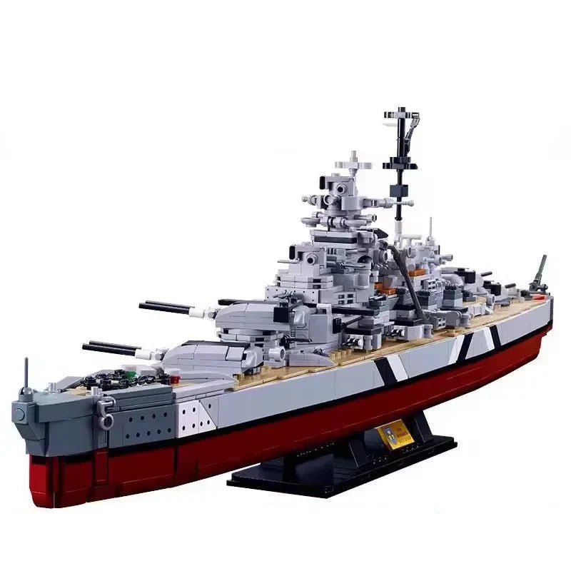 Sluban M38-B1102 - WW2 KMS Bismarck Battleship | Power Blockz