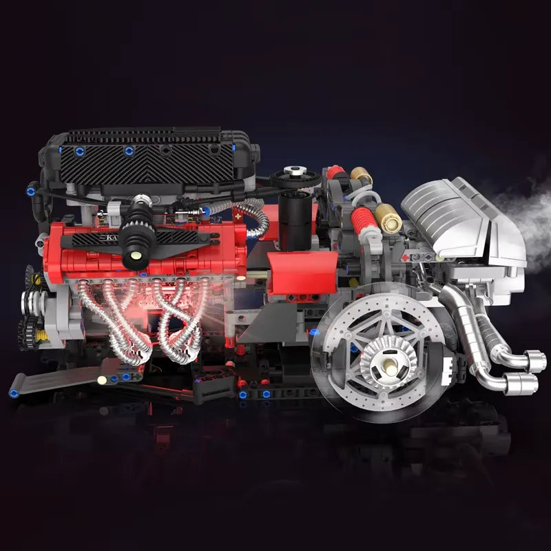 K96211 - Motorized Italian V12 Powertrain - vue 5 | Power Blockz