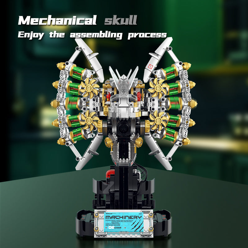 Xinzhuan XZ0014 - Cyber DinoMecha Head - vue 2 | Power Blockz