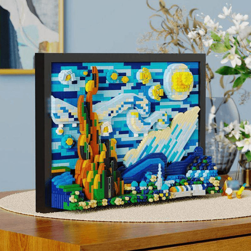 J-AREA DME001 - Van Gogh's Starry Night - vue 4 | Power Blockz