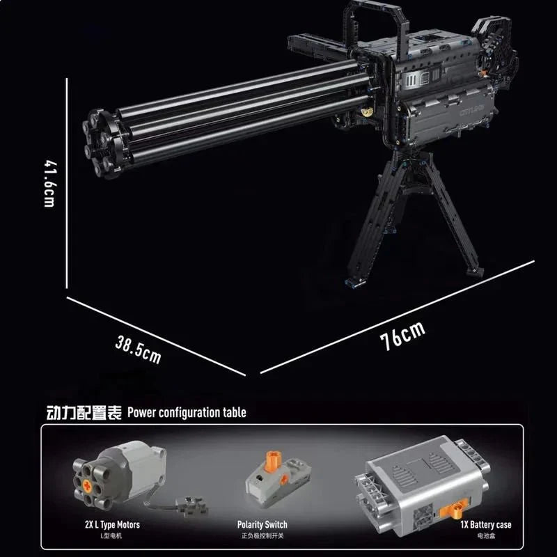 TGL T2036 - Gatling Cannon - vue 2 | Power Blockz