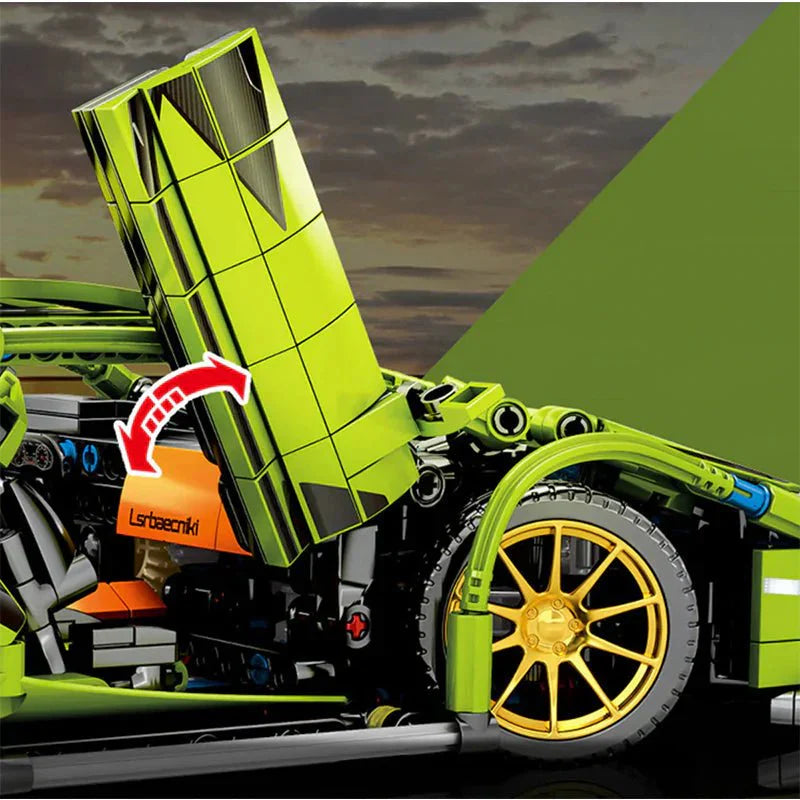 Sembo 8600 - Static - Hybrid V12 Hypercar - vue 4 | Power Blockz
