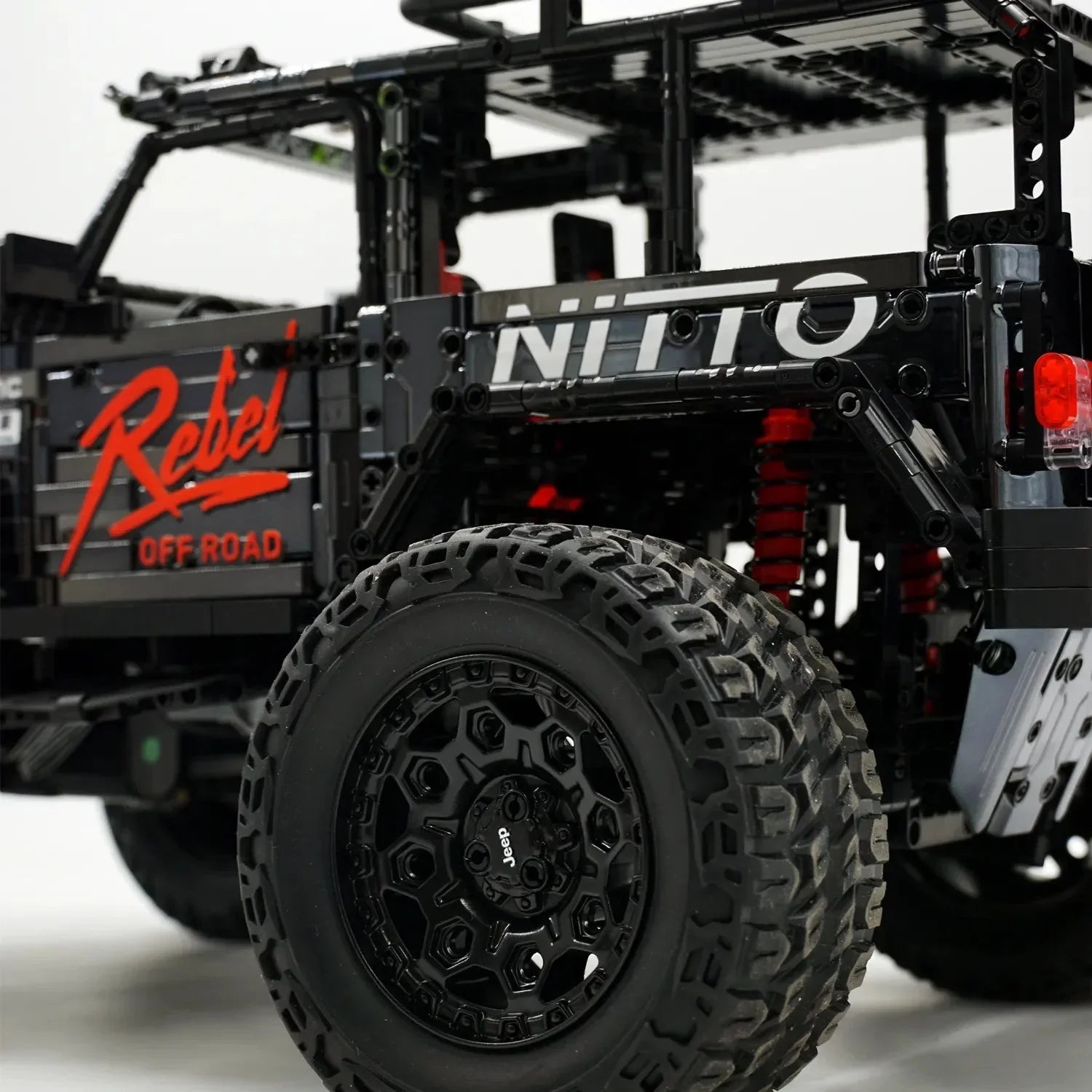 Hybrid Off-Road SUV – Trail Edition | 2545pcs - Black - Hybrid Off-Road SUV – Trail Edition - vue 3 | Power Blockz