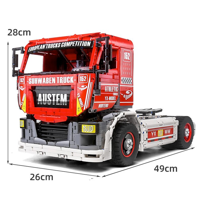 Mould King 13152 - Race Truck Remote Control - vue 10 | Power Blockz